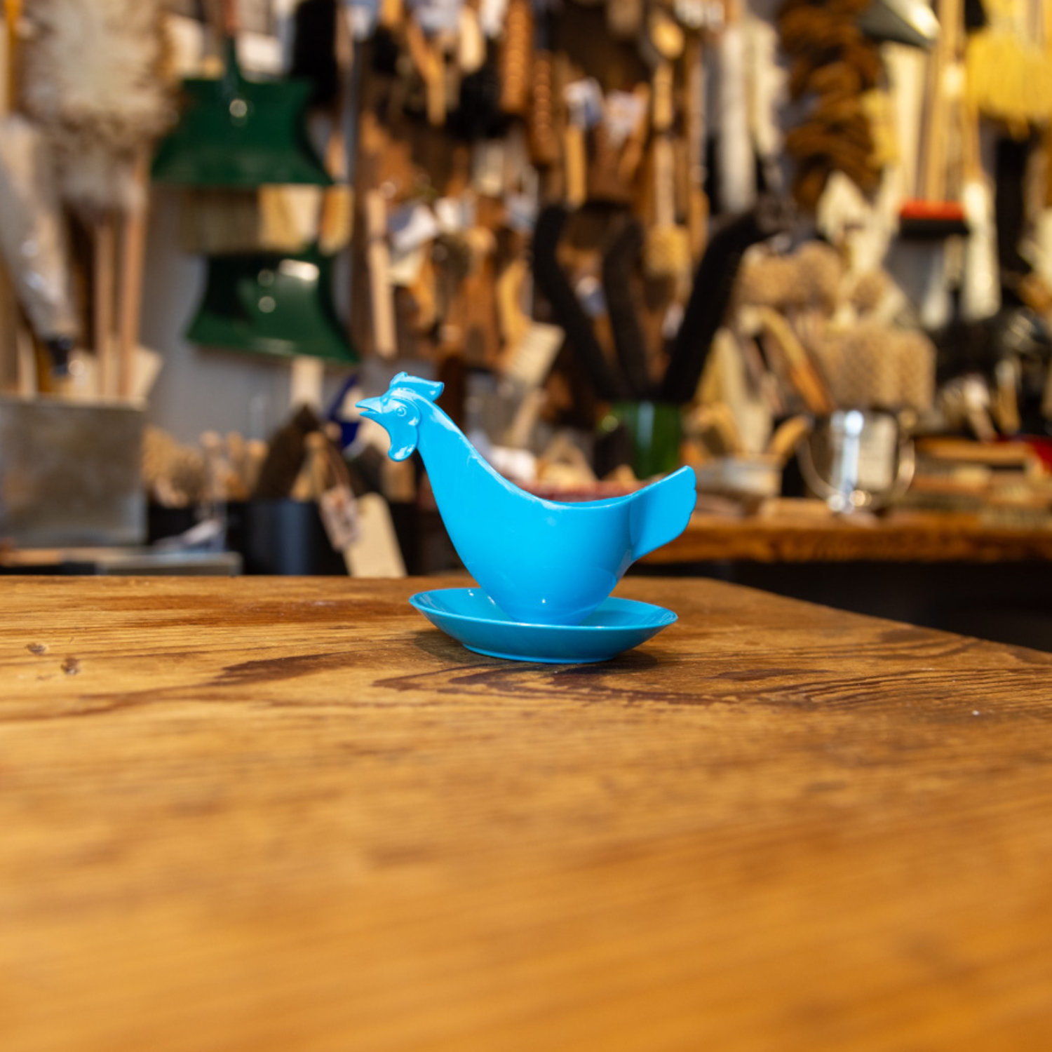 Eierbecher in Hendlform (Plastik)