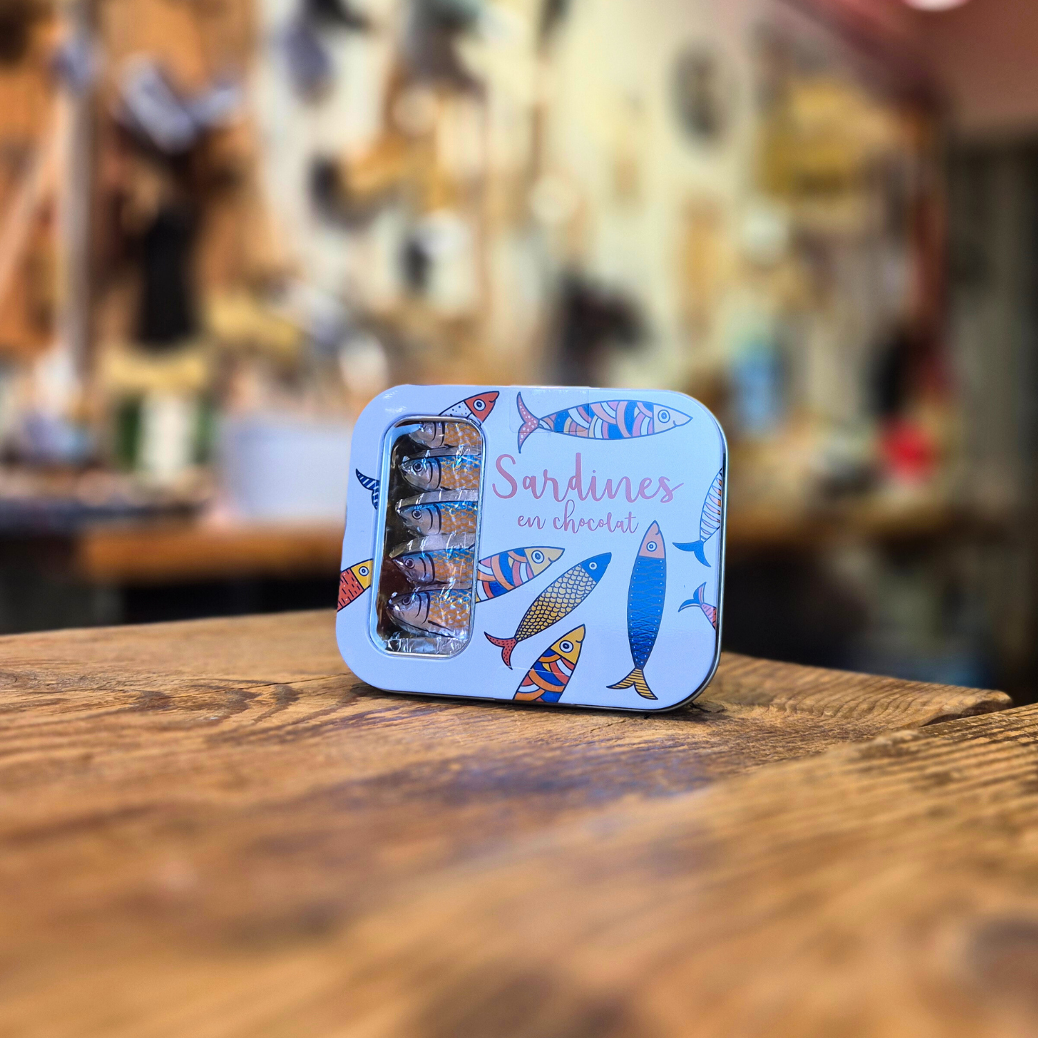 Schokolade "Glücks"-Sardinen